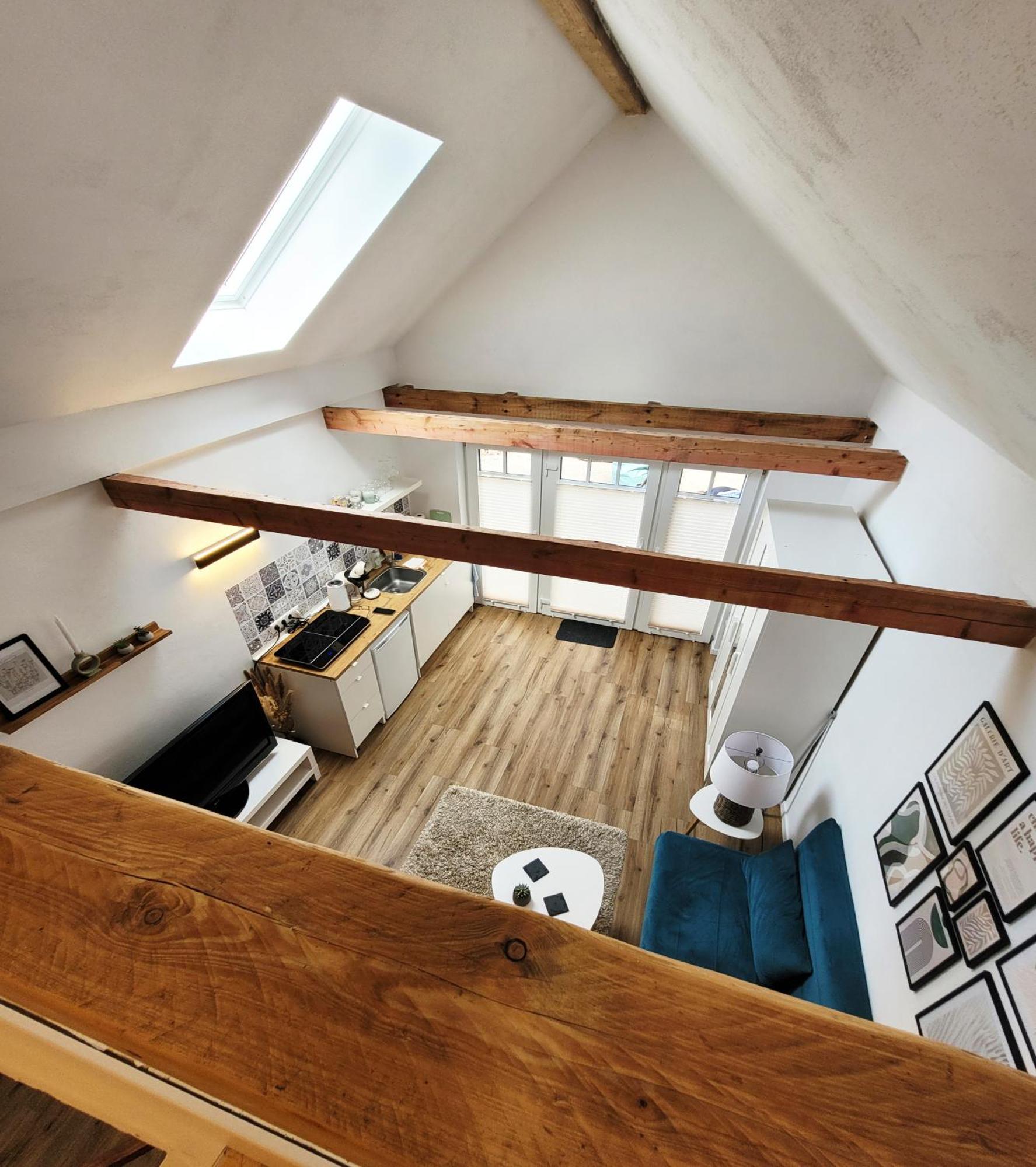 Modernes 1-Zimmer-Apartment Mit Galerie-Schlafkoje Im Skandinavischen Stil Ostenfeld  Екстер'єр фото