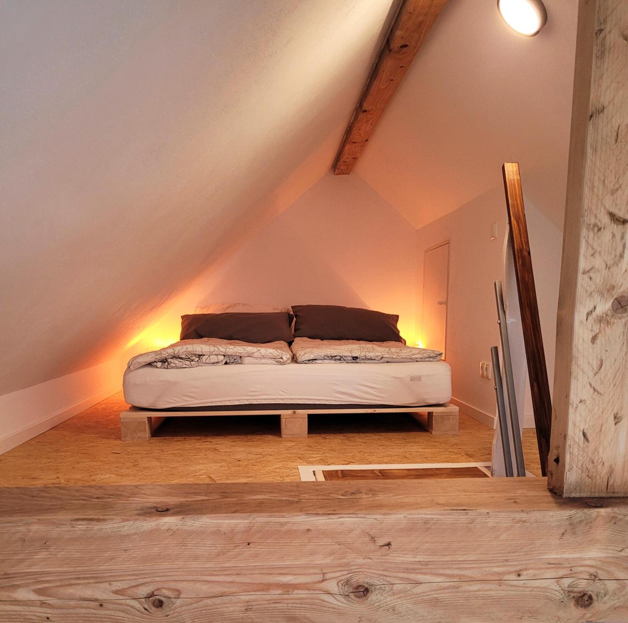 Modernes 1-Zimmer-Apartment Mit Galerie-Schlafkoje Im Skandinavischen Stil Ostenfeld  Екстер'єр фото